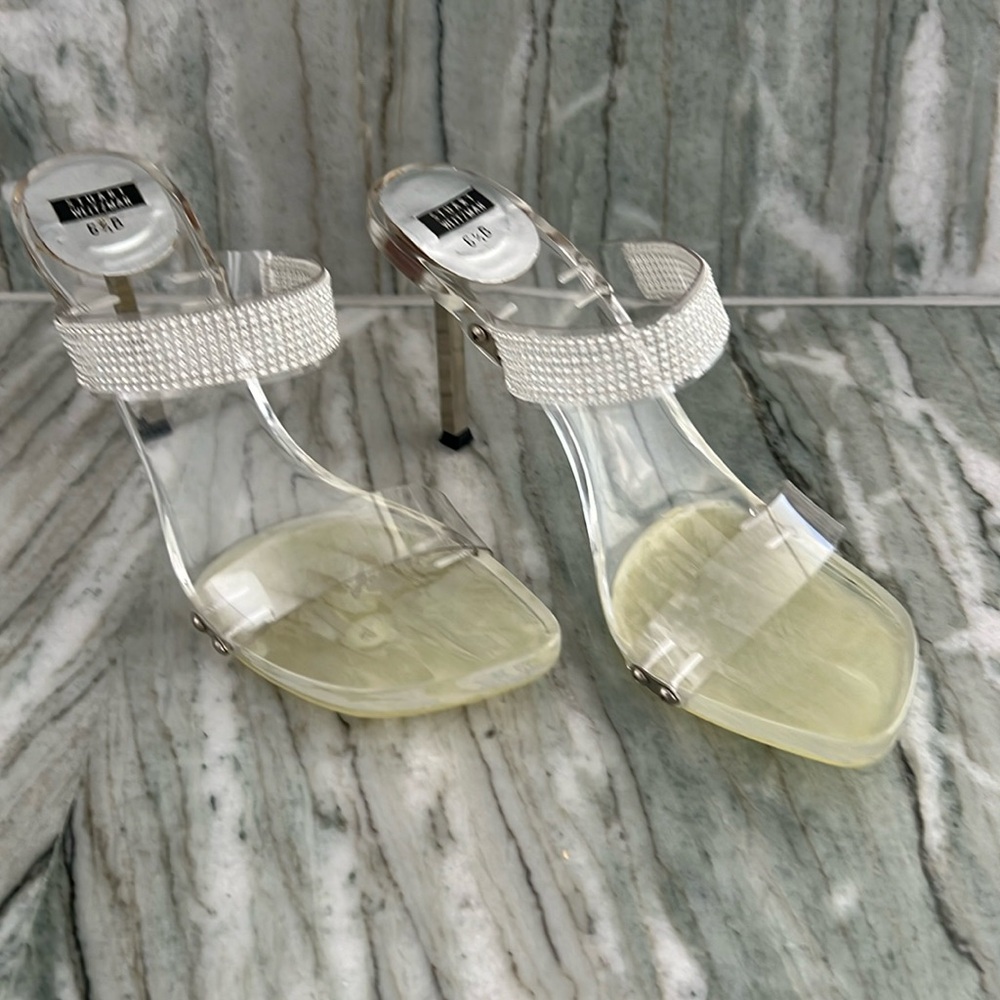 Acrylic Chrystal strappy sandals